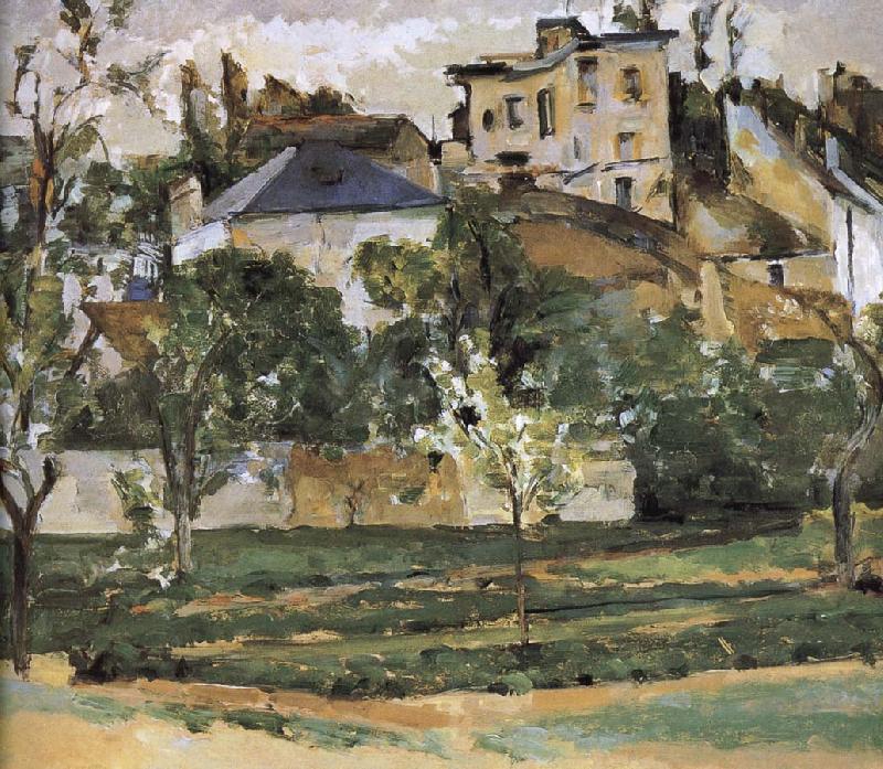 Paul Cezanne Pang Schwarz map of the Garden France oil painting art